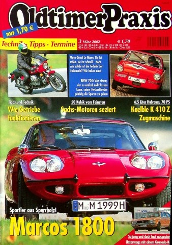 Deckblatt Oldtimer Praxis (03/2002)